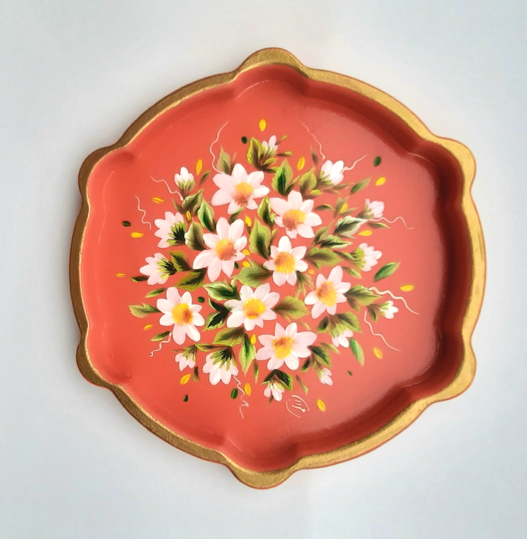 سینی چوبی نقاشی شده، ۲۲
