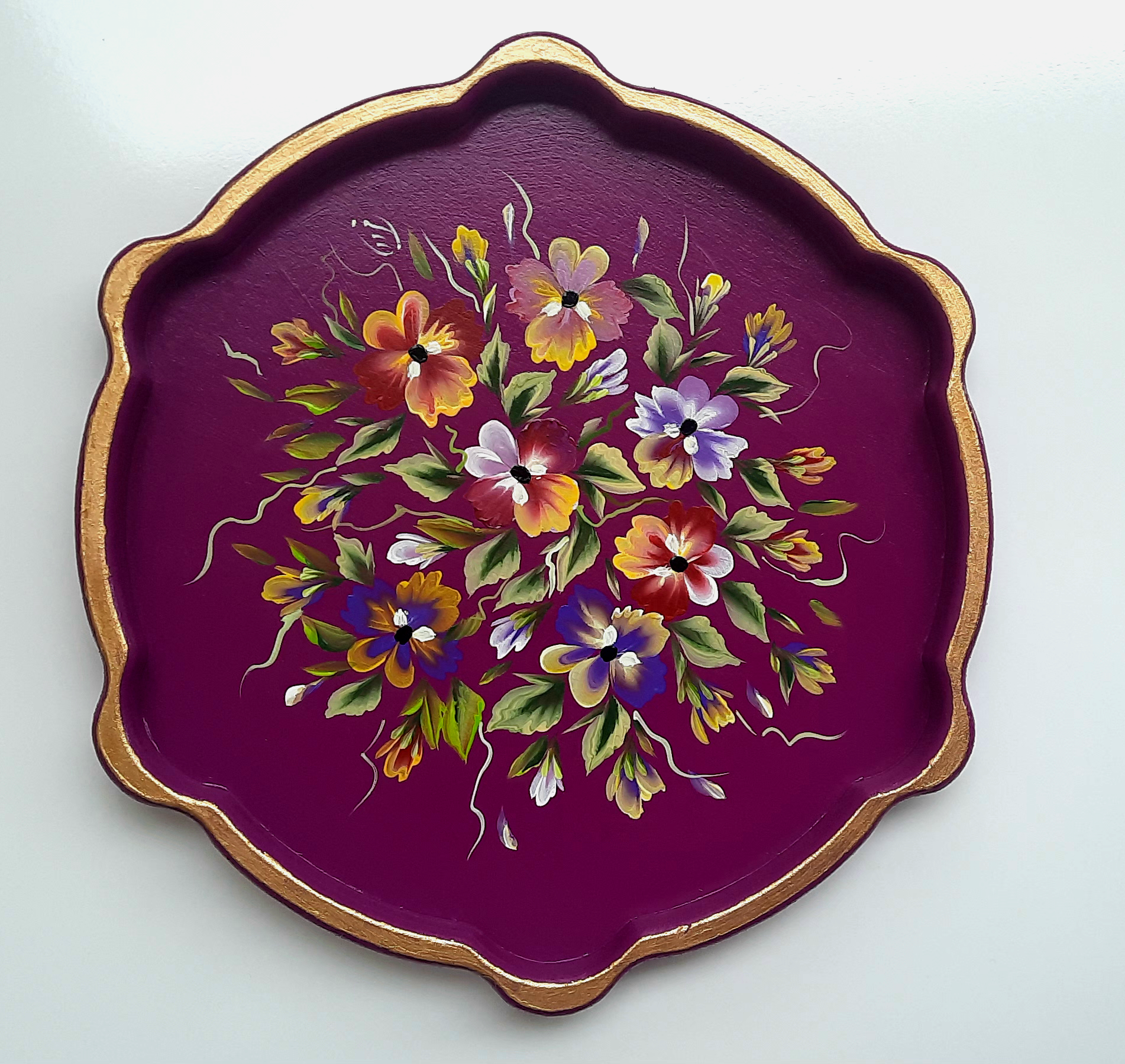 سینی چوبی نقاشی شده، 25
