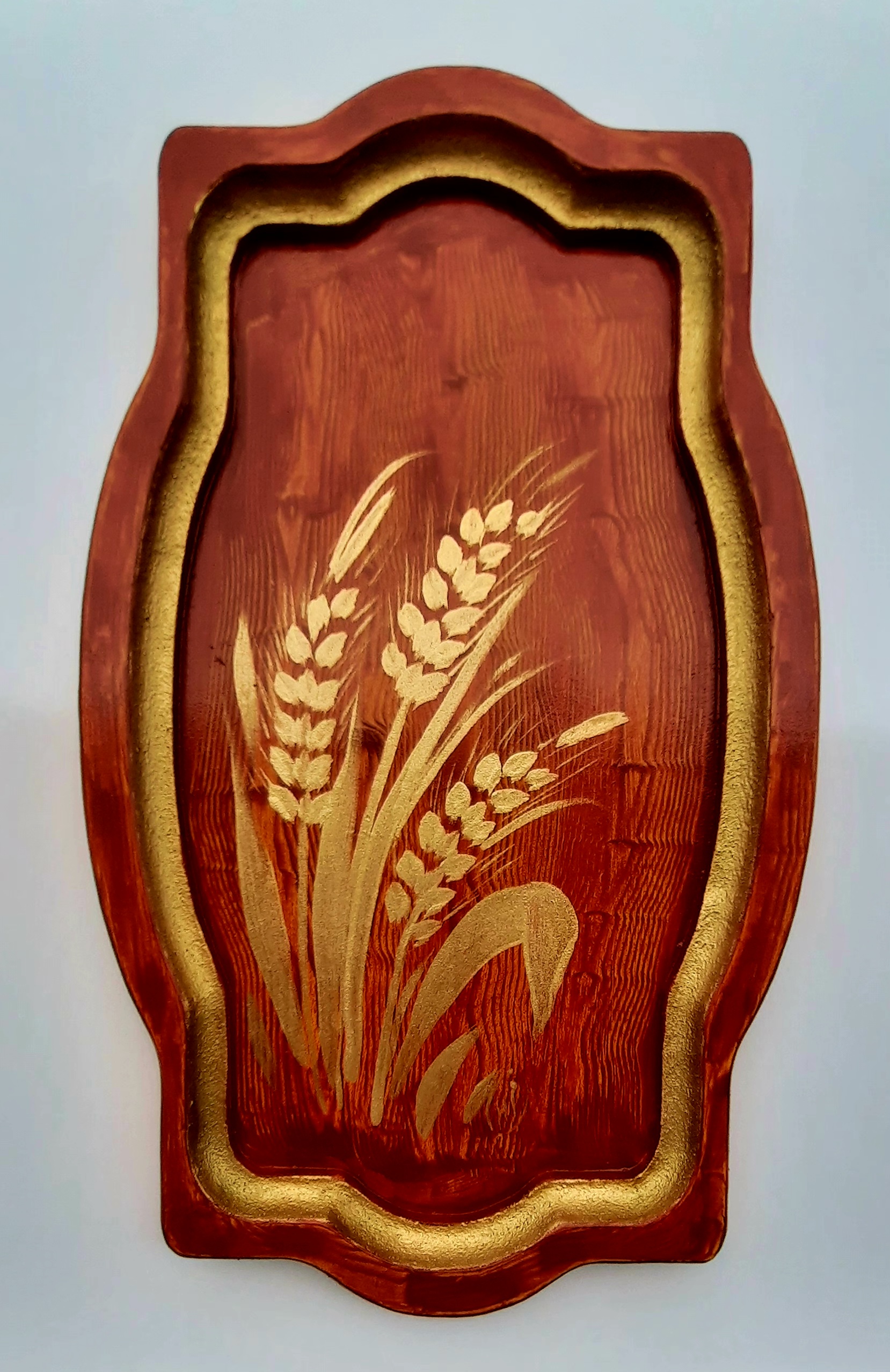 سینی چوبی نقاشی شده، ۲۰×۳۴