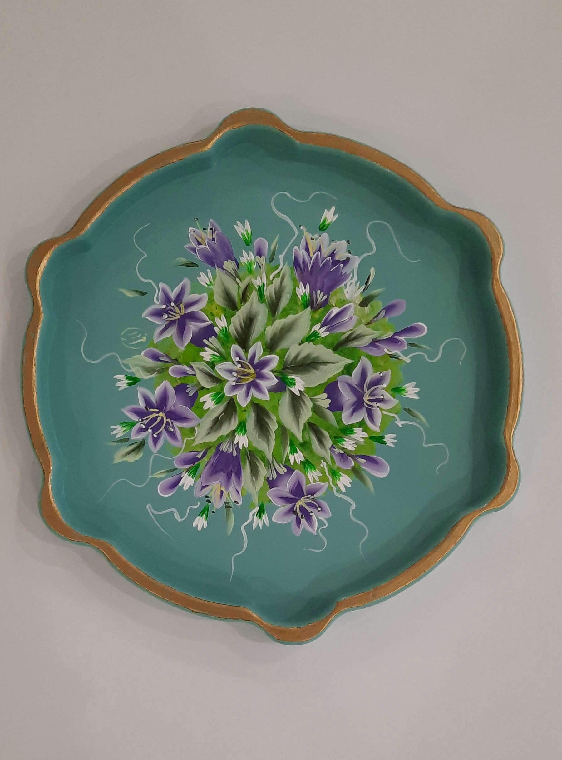سینی چوبی نقاشی شده، ۲۵