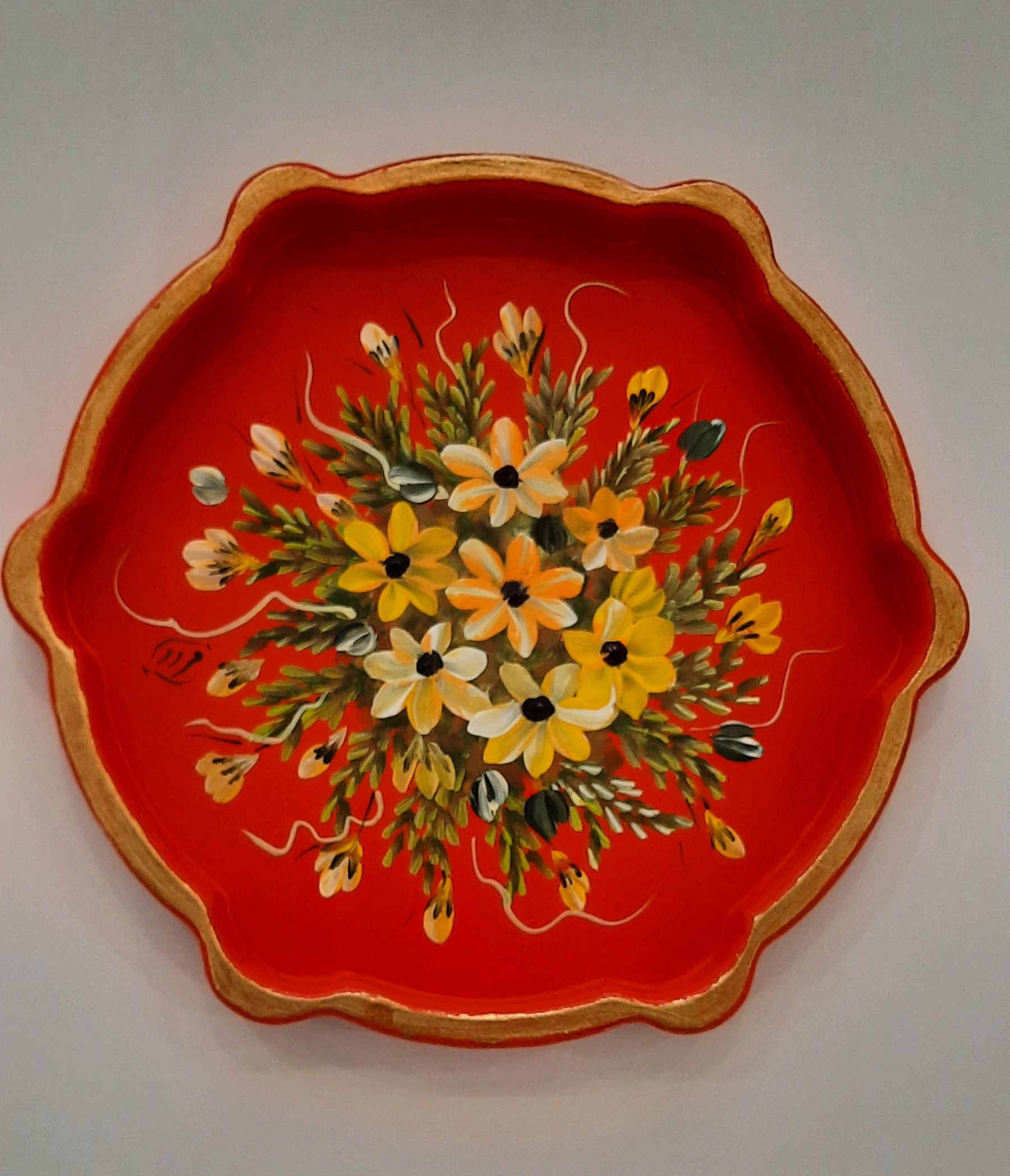 سینی چوبی نقاشی شده، ۲۲