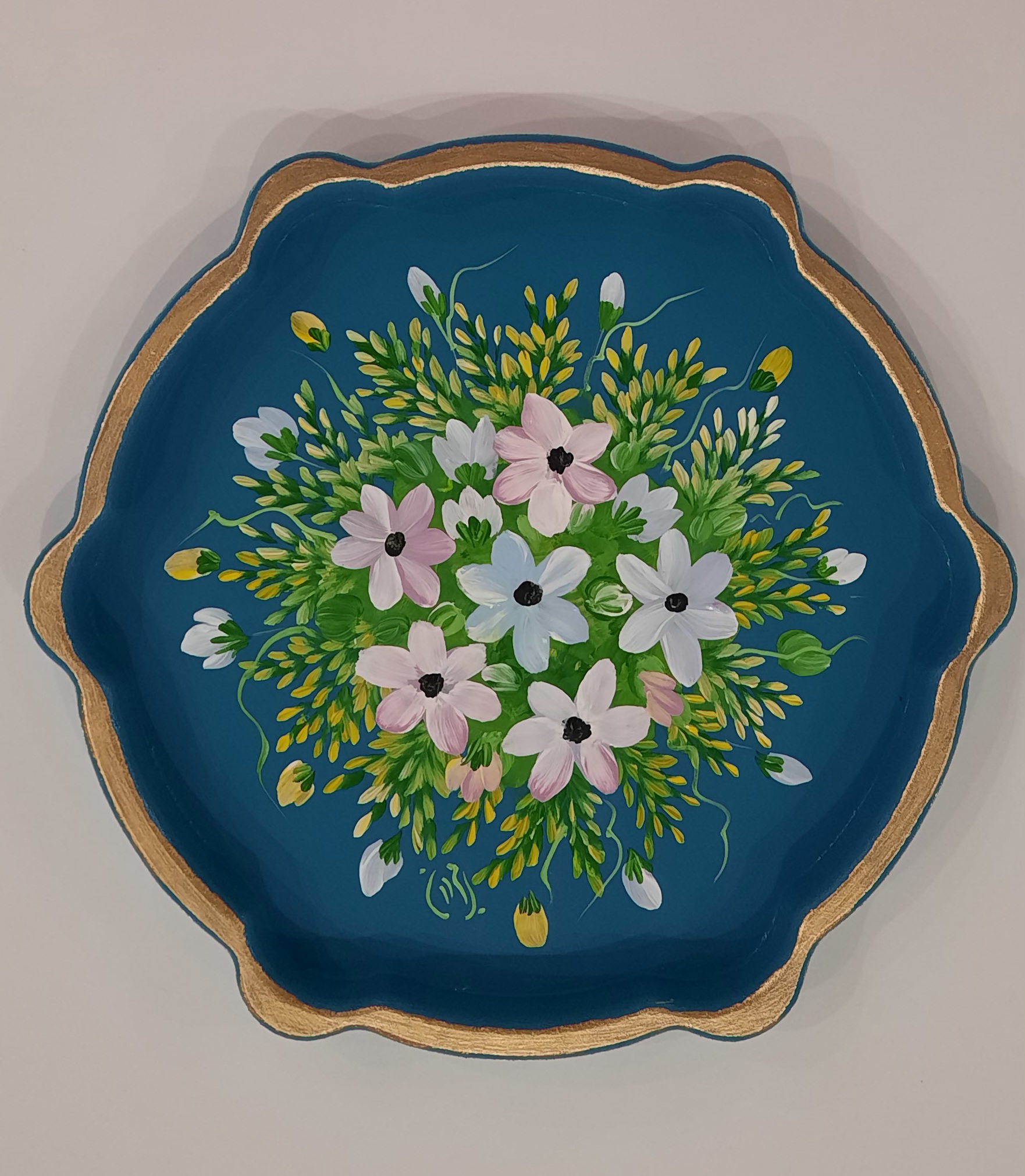 سینی چوبی نقاشی شده، ۲۲