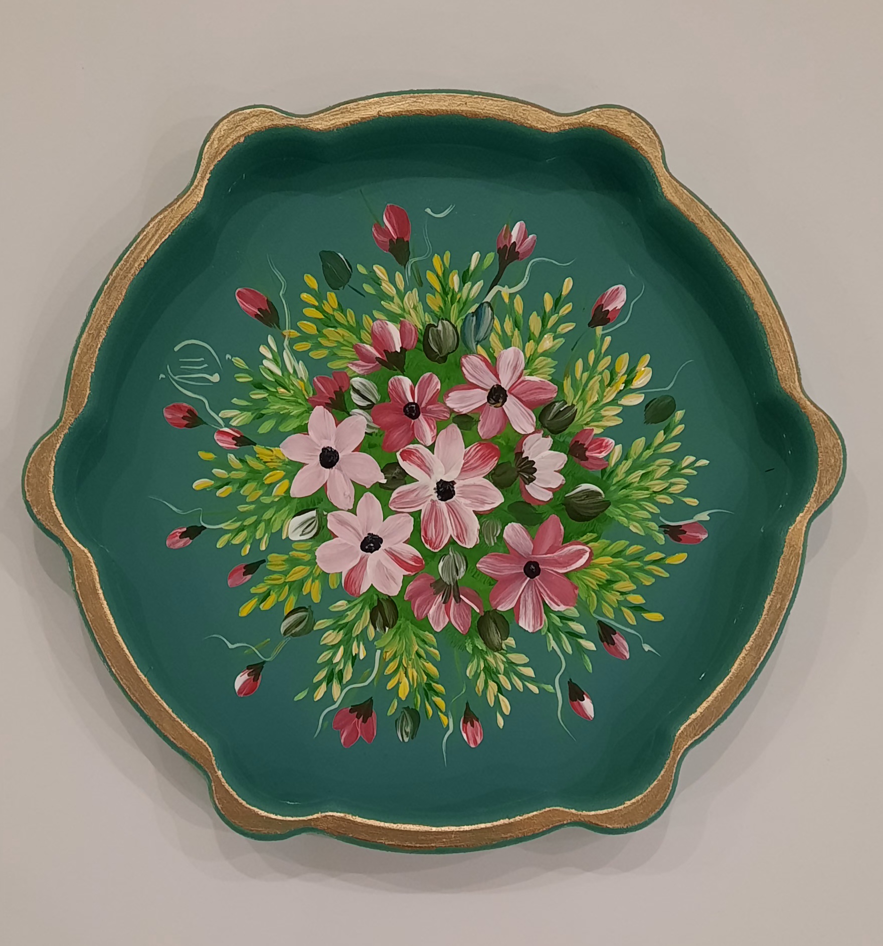 سینی چوبی نقاشی شده، ۲۲