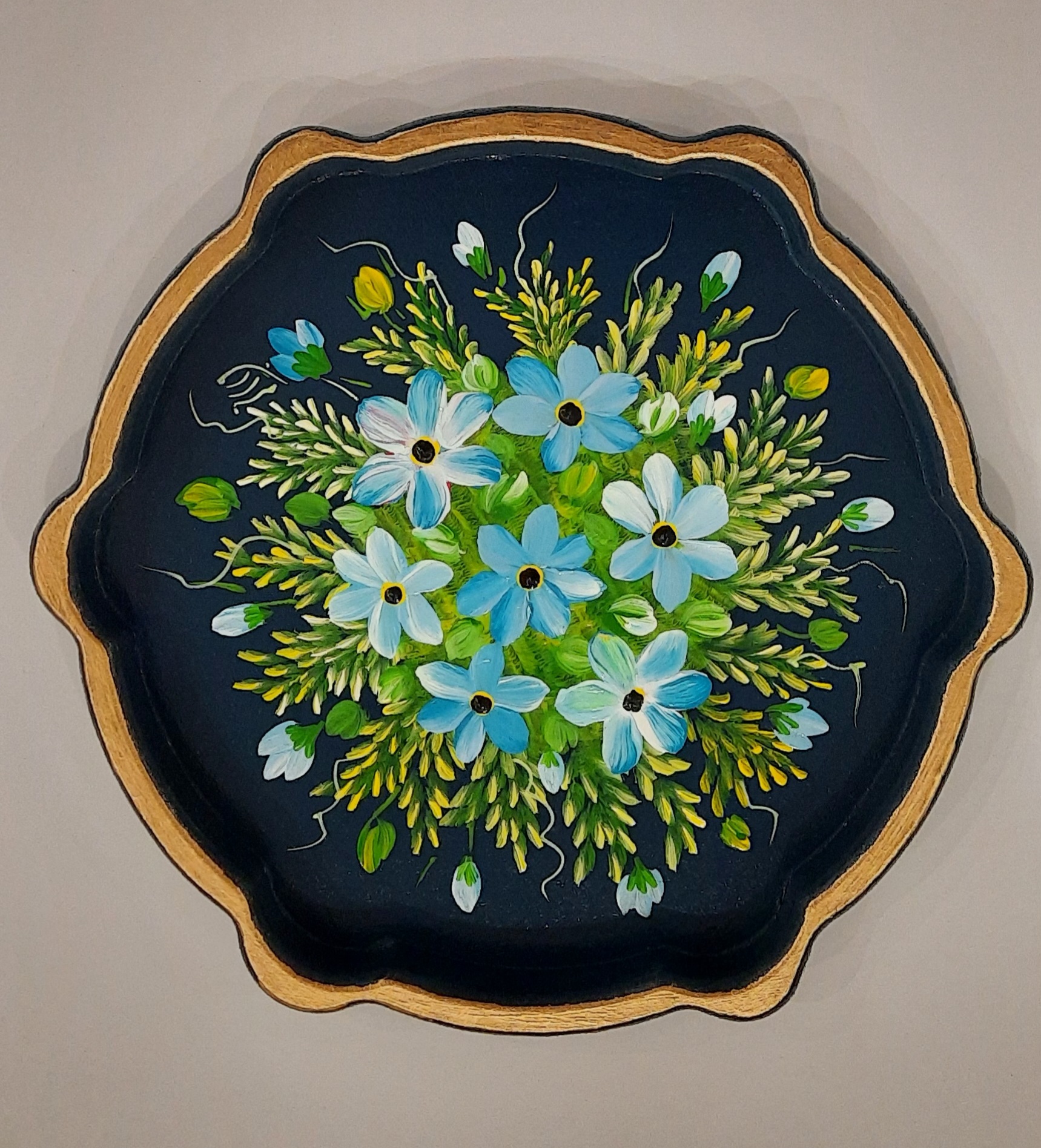 سینی چوبی نقاشی شده، ۲۲