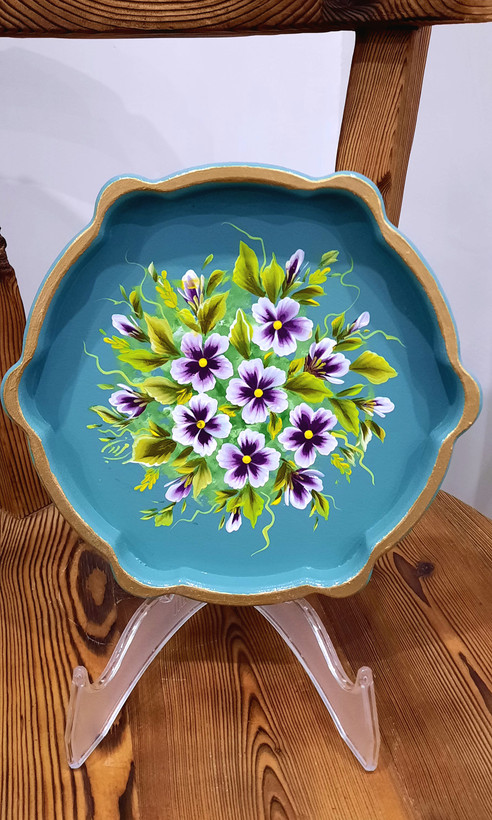 سینی چوبی نقاشی شده، ۲۲
