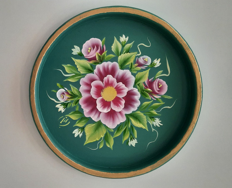 سینی چوبی نقاشی شده، ۲۲