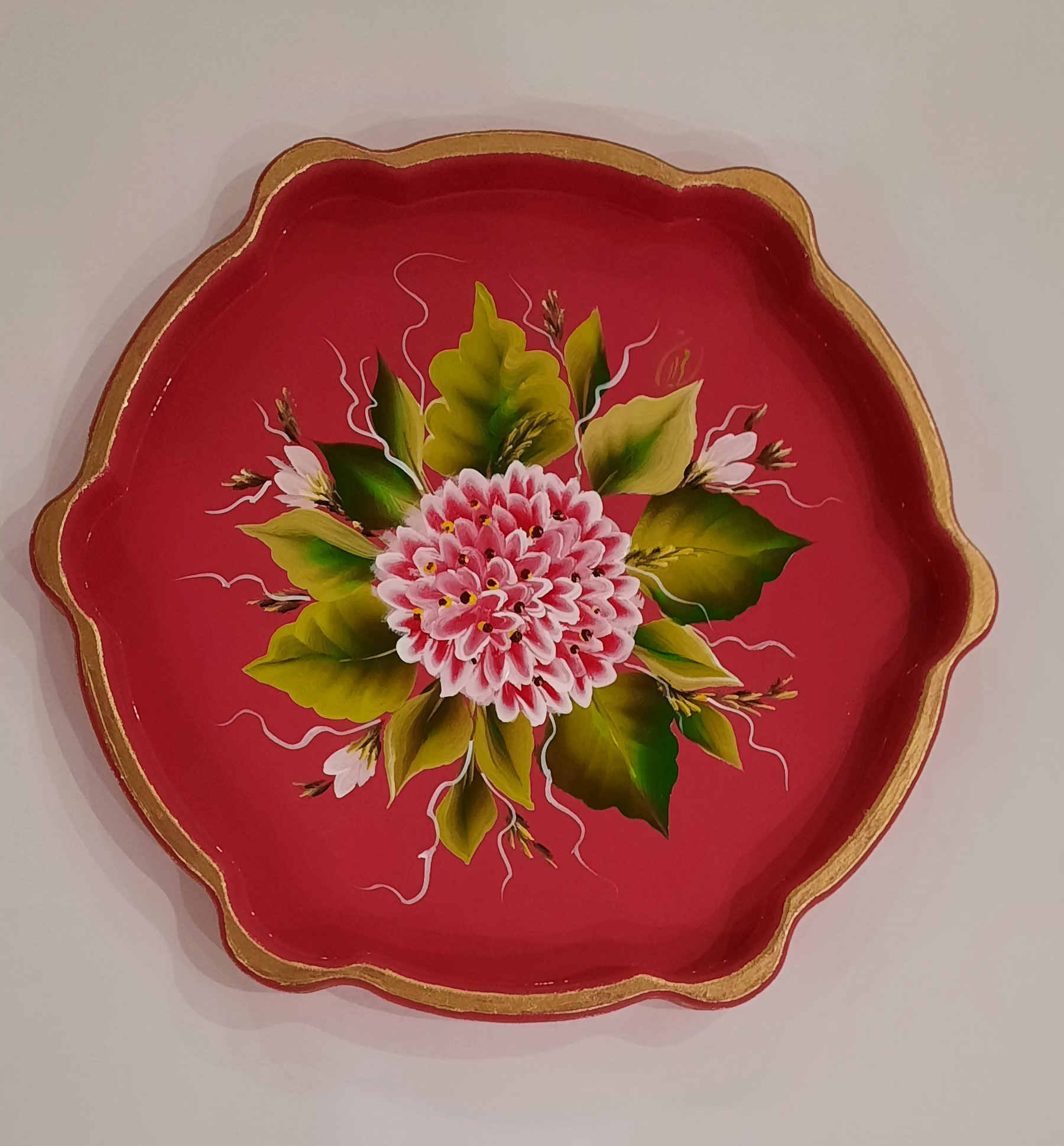 سینی چوبی نقاشی شده، ۲۵